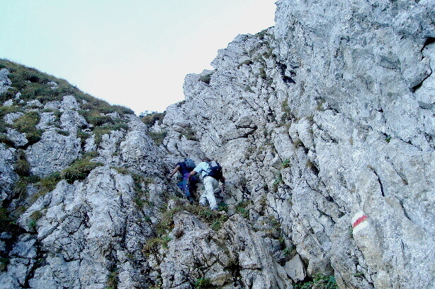 Felskamin nach Brunni