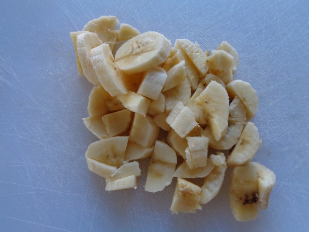 Cut the fruit into small pieces