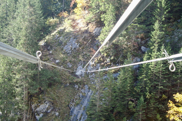 Tirolienne nur mit Bergführer erlaubt