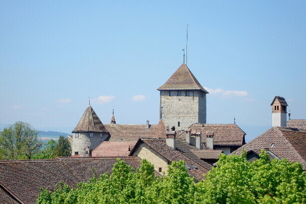 Das Schloss von der Ringmauer