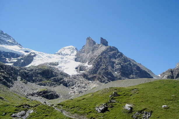 Tschingelhorn (3576m) und Lauterbrunnen Wetterhorn (3236m)