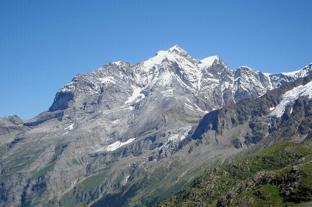 Jungfrau (4158m) und Rottalhorn (3969m)