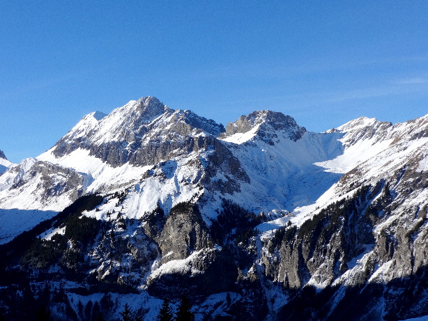 Lohner (3049m), Chlyne Lohner (2584m), Bunderspitz (2546m)