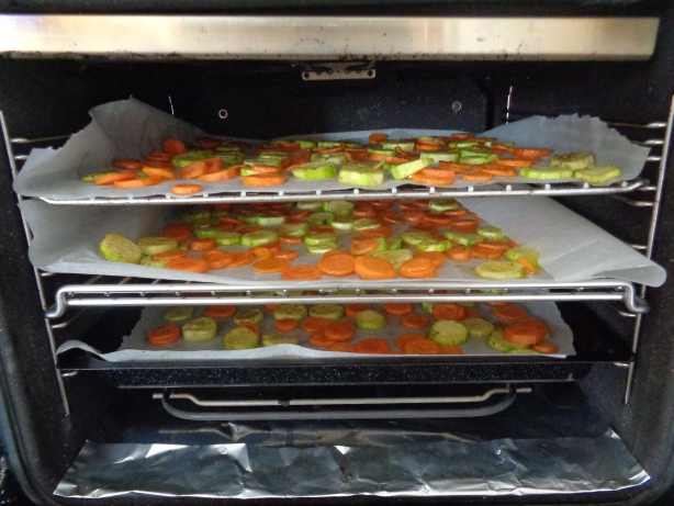 Etwa 30 Minuten im Ofen bei 180 Grad backen