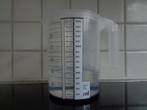 5 Deziliter Zuckersirup