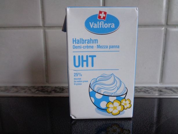 Ein halber Deziliter Rahm