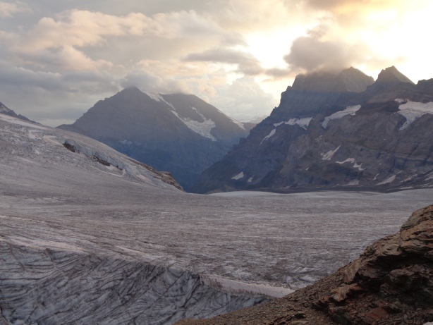 Balmhorn (3699m), Altels (3624m), Doldenhorn (3638m)