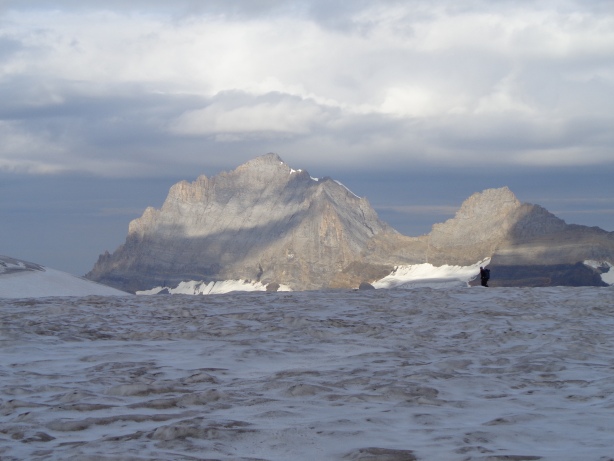 Doldenhorn (3638m) und Fründenhorn (3369m) vom Petersgrat