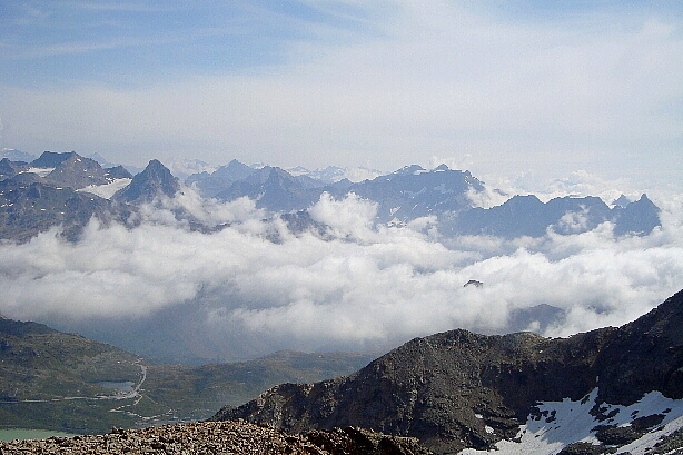 Looking to Poschiavo, Italy