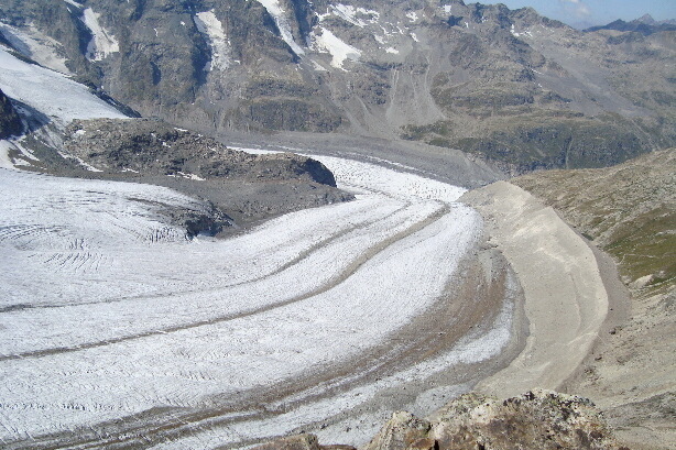 Persgletscher und Morteratschgletscher
