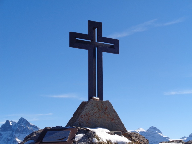 Gipfelkreuz Pointe des Mossettes (2277m)