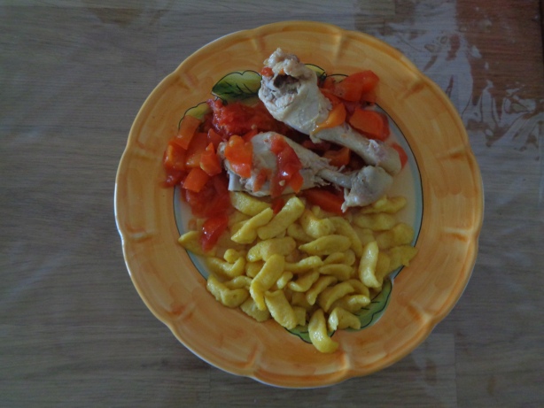 Mit Spätzli oder Teigwaren servieren