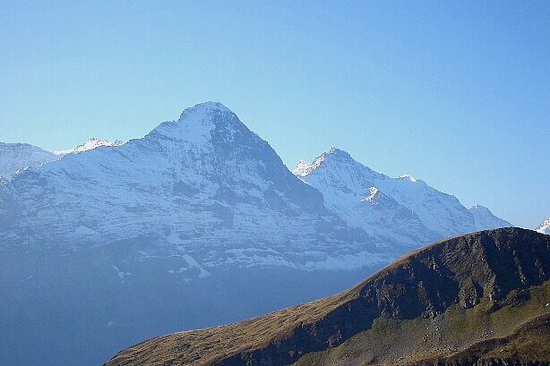Eiger (3970m) und Jungfrau (4158m)