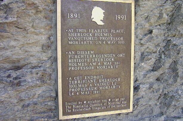 Sherlock Holmes Absturzstelle