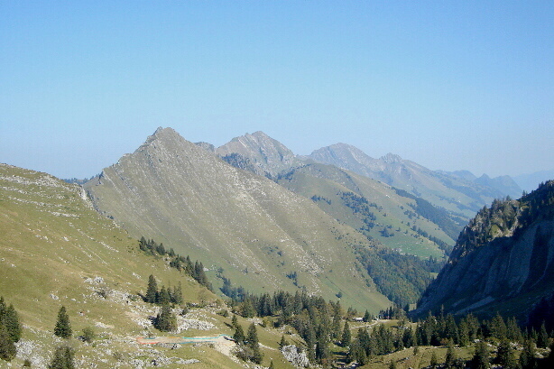 Les Verraux (1864m), Vanil des Artses (1993m), Dent de Lys (2014m)