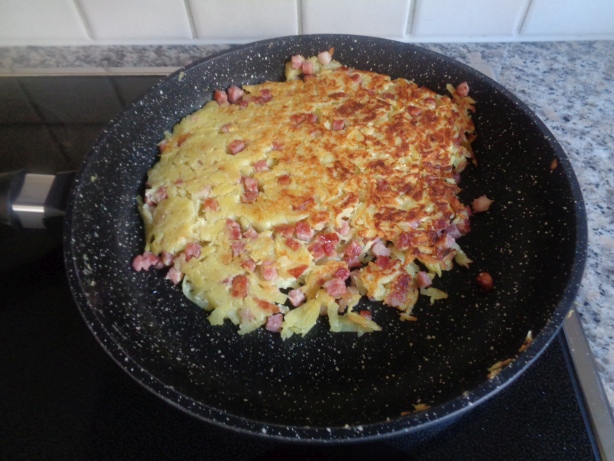 und auf anderer Seite 5 Minuten weiter braten