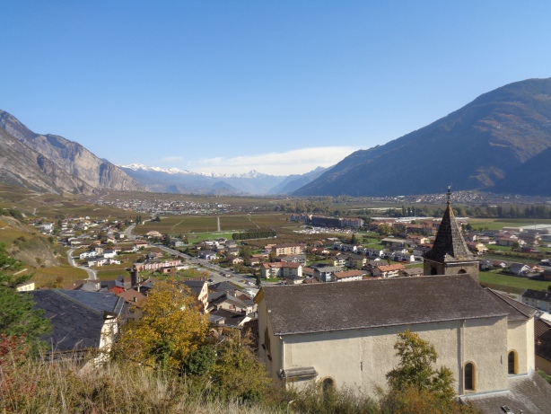 Blick Rhonetal aufwärts