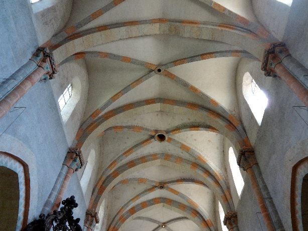 Inside the collegiate church