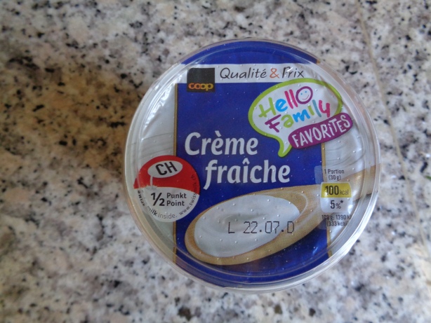 Crème fraîche oder saure Sahne