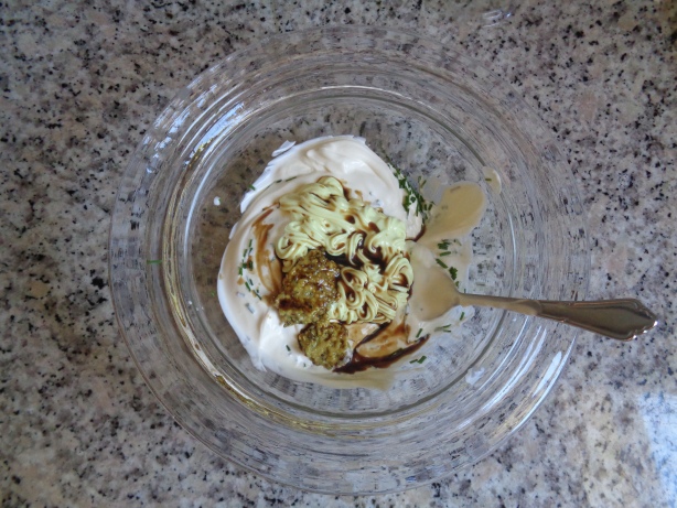 Alles in die Schüssel geben