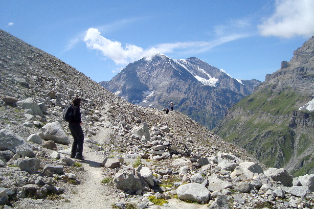 Balmhorn (3699m) und Altels (3624m)