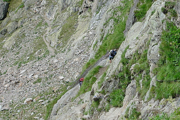 Beim Abstieg zum Roten Gufer