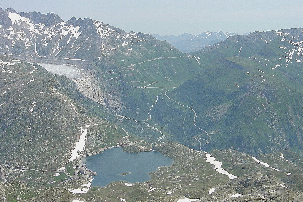 Grimsel pass - Rhone glacier - Furka pass