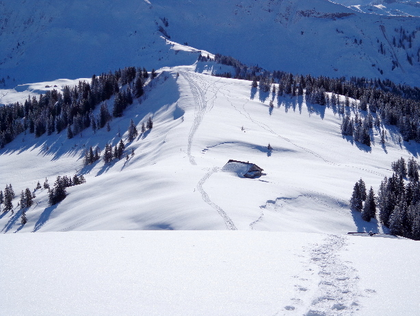 Look from Bolberg to Winterröscht (1759m)