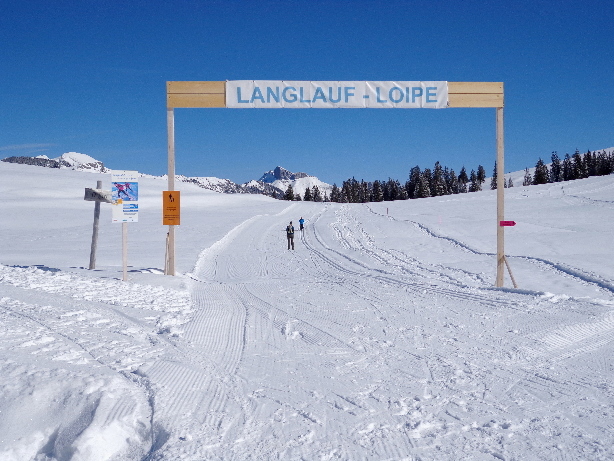 Langlaufloipe Lombachalp