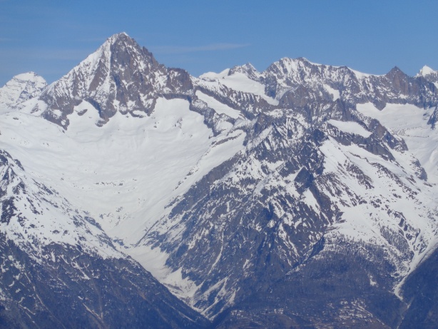 Bietschhorn, Breithorn, Schafberg, Jegihorn, Gletscherhorn