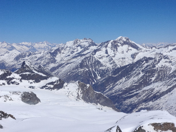 Oberaarhorn, Fletschhorn, Gwächtenhorn, Weissmies, Ofenhorn