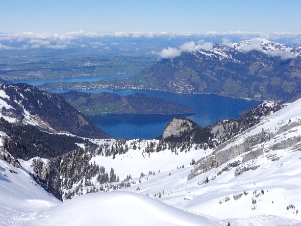 Rigi Kulm (1797m) und Vierwaldstättersee