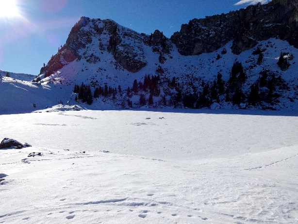 Muntiggalm (2077m) und Seebergsee (1831m)