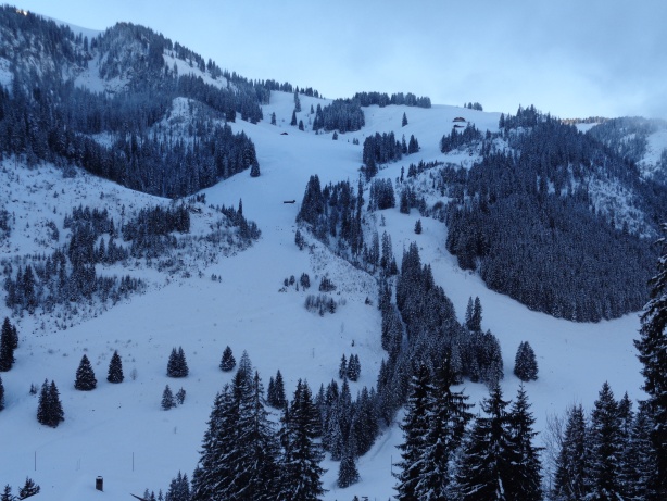 Aufstiegsroute zum Meniggrat