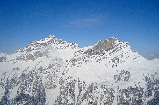 Spillgerte (2476m) und Diemtigtaler Rothorn (2410m)