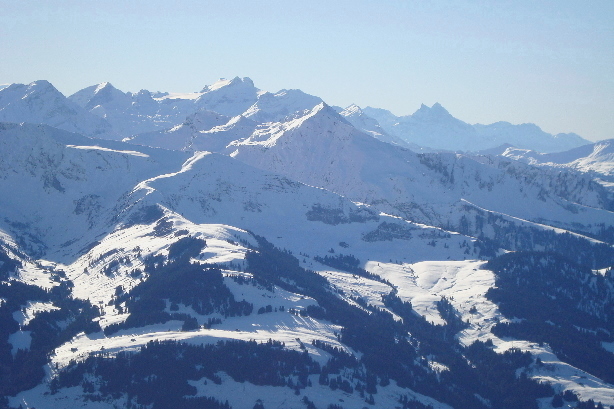 Spitzhorn, Oldenhorn, Les Diablerets, Arnenhorn, La Para, Châtillon