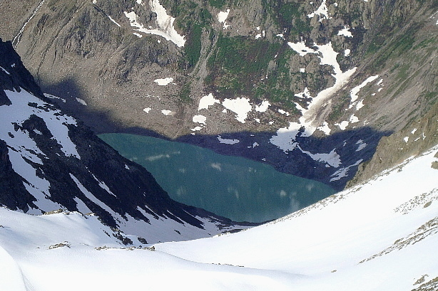 Der See vom Triftgletscher
