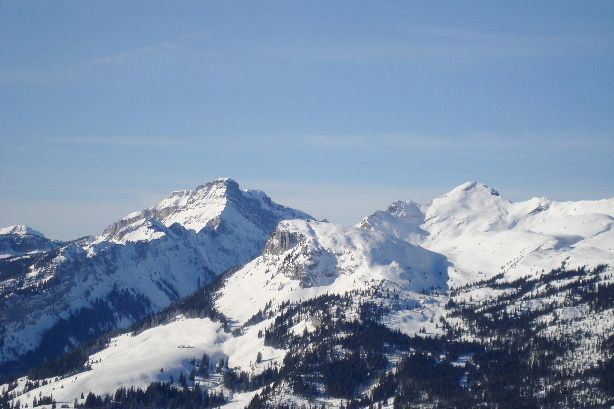 Hohgant (2197m) und Schibegütsch (2037m)