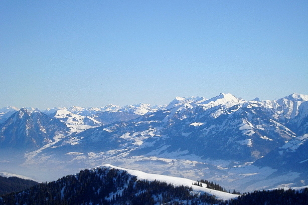 Schwalmis, Vrenelisgärtli, Glärnisch, Bächistock, Brisen, Rossstock