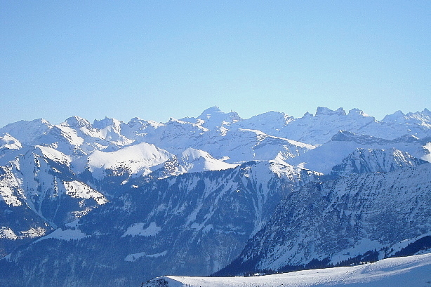 Schlossberg, Gross Spannort, Titlis, Grassen, Gadmerflue