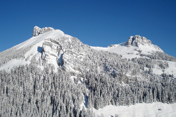 Schibegütsch (2037m) und Böli (1856m)