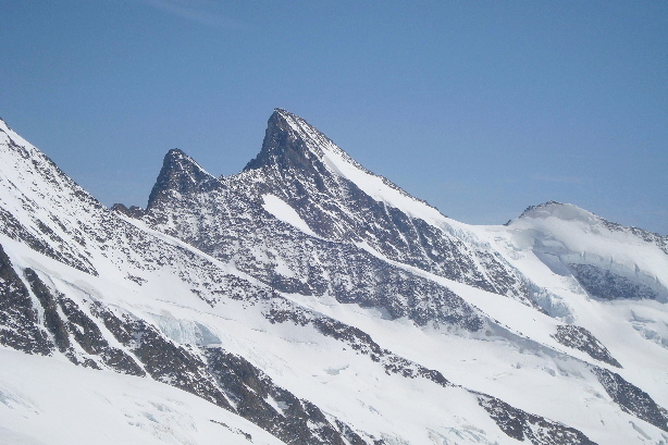 Kleines Grünhorn (3913m), Grosses Grünhorn (4044m)