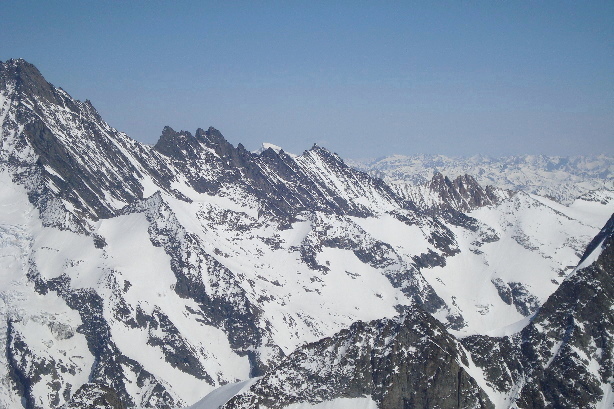Strahlegghorn (3461m), Galenstock (3583m), Sidelengrat (3115m)