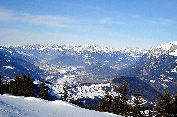Churfirsten, Seeztal, Gonzen, Werdenberg, Fläscher Berg, Rheintal, Alpstein