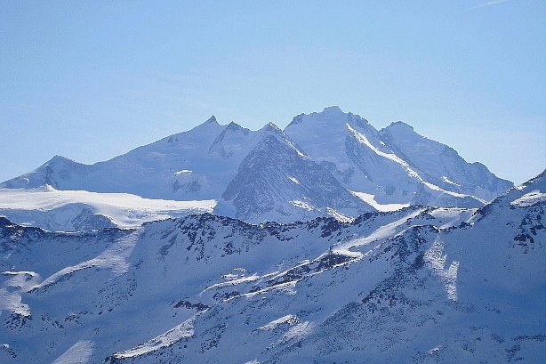Mischabel - Täschhorn, Dom (4545m), Lenzspitze, Nadelhorn