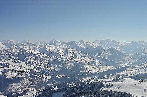 Blüemlisalp, Doldenhorn, Bietschhorn, Balmhorn, Altels, Wildstrubel