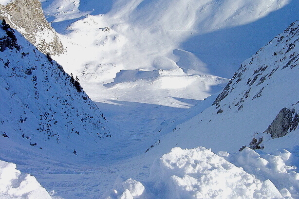 Abfahrtsroute 330 nach Tourenkarte 253S - Nordcouloir