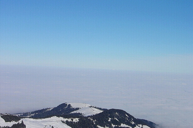 Das Nebelmeer über dem Mittelland