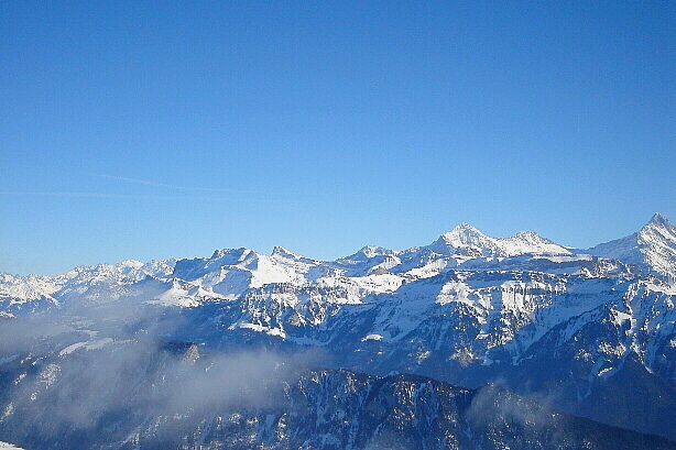 Schwarzhorn, Galenstock, Faulhorn, Wetterhorn, Bärglistock, Mättenberg