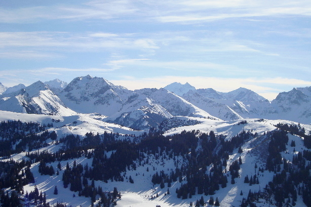 Cheibehorn, Doldenhorn, Mämmliflue, Balmhorn, Altels